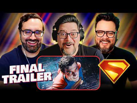 SUPERMAN (2025) FINAL TRAILER REACTION! DC Universe • James Gunn • David Corenswet