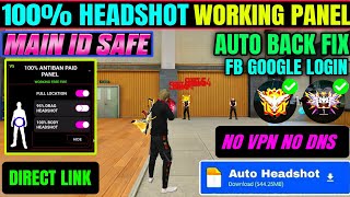 Free fire Headshot Hack || Panel for mobile FF 🔥 Free Fire panel || Meta Data file + Shop location