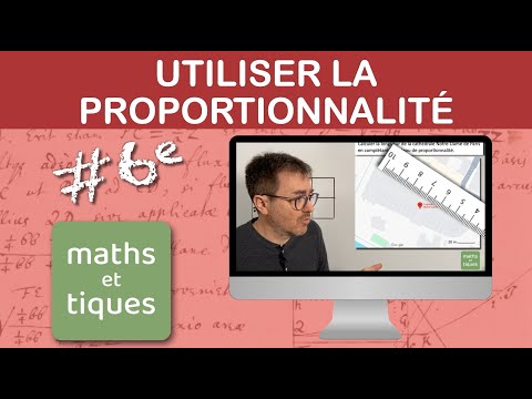 Utiliser la PROPORTIONNALITÉ avec un tableau - Sixième