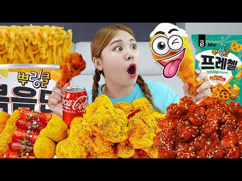 Mukbang Bburinkle Kielbasa Sausage & Giant Corn Dog EATING SOUND by HIU 하이유