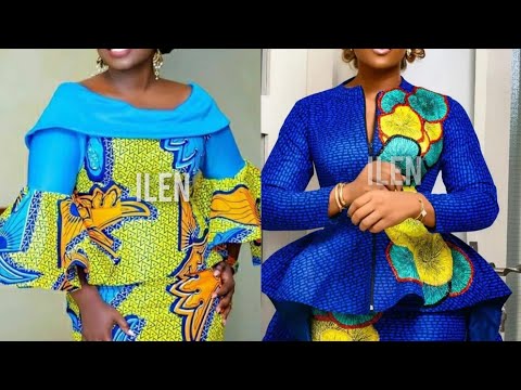 African Fashion: African Wax Prints Dress Styles |Ankara Bubu Gown Styles |Lace/ Ankara Styles 2024