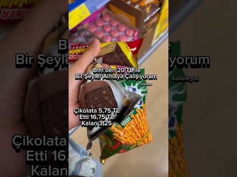 20 TL ile bir şeyler almaya çalışmak(keşfet bana küs:()