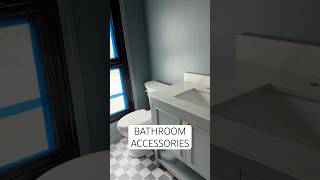 Accessorizing our powder bathroom! #bathroom #bathroomvanity