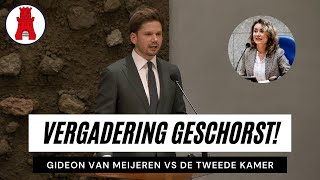 Debat Gideon van Meijeren loopt volledig uit de hand - CHAOS in de Tweede Kamer