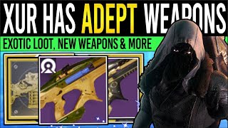 Destiny 2: Xur Has ADEPT WEAPONS! Juicy Catalyst, Exotic Loot, Armor & More (8th Aug)