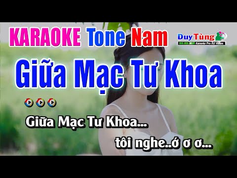 Karaoke || Giữa Mạc Tư Khoa – Tone Nam || Nhạc Sống Duy Tùng
