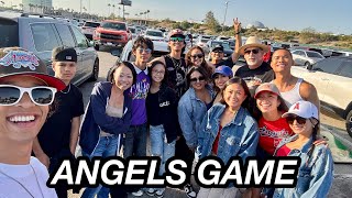 SUMMER DAY W/ FRIENDS: Angels game! | The Laeno Family