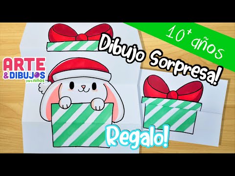 Como dibujar UN CONEJO | REGALO SORPRESA | Arte y Dibujos para Niños