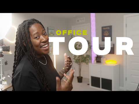 Office Tour - I'm In My Cozy yet Productive Era