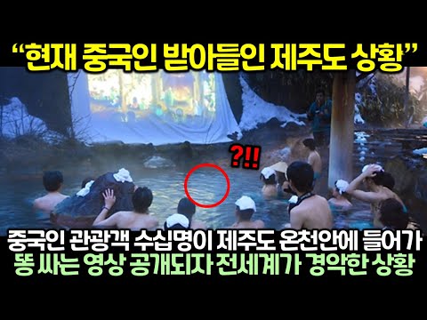 현재 중국인 받아들인 제주도 상황