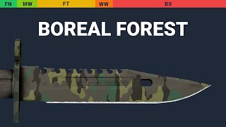 M9 Bayonet Boreal Forest Wear Preview