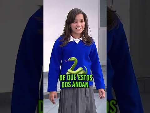 👦🏻💖👧🏻 Doris y Rocco gritan su amor frente a toda la secundaria #LaRosaDeGuadalupe