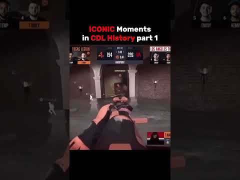 ICONIC moments in CDL  Part One! #callofduty #cod #firstpersonshooter