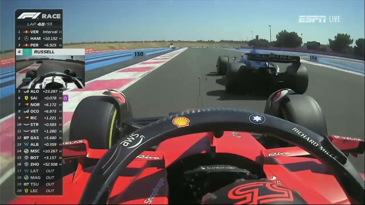 Watch onboard: Carlos Sainz overtaking move on Fernando Alonso in 2022 ...