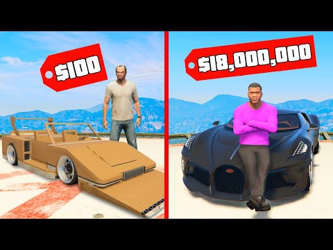 COCHE DE $1 vs COCHE MILLONARIO en GTA 5