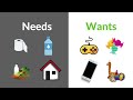 Spending Money Wisely: Needs vs. Wants