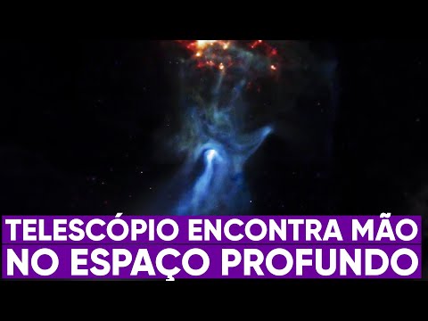 Telescópio observa mão no espaço profundo