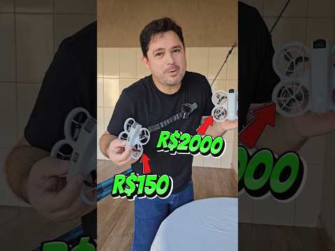 DRONE de R$150 vs DRONE de R$2000 DJI NEO da Feirinha