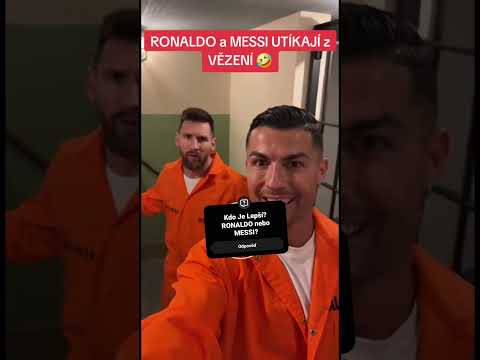 RONALDO a MESSI UTÍKAJÍ z VĚZENÍ 🤣 #zabava #funny