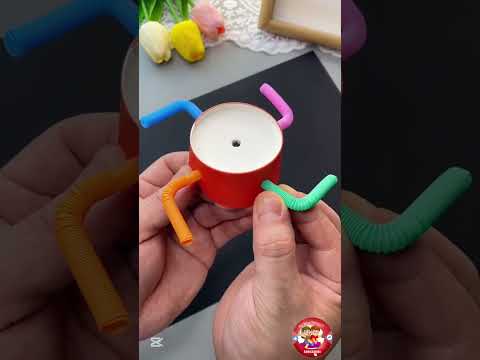 DIY: Amazing Toy for Kids Using Plastic Pipes & Paper Cups | KidiesTime7 | Children Fun Learning