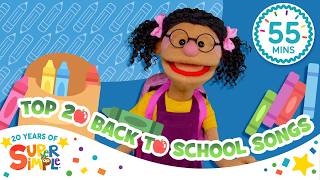 Top 20 Back To School Songs | 🍎 📚 Learn and Sing ABCs + More! | Super Simple’s 20th Anniversary!