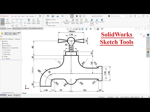 SolidWorks Sketch Tools-Sketch Tap