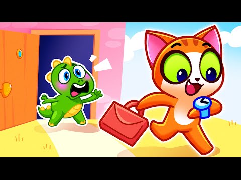 Caring for Baby Dino Song 🦖 Cute Baby Dino and Animals Songs for Kids! 🎶