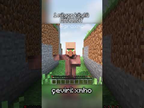 1 MİLYON KÖYLÜ İLE MANHUNT PART 2 / Orijinal video: @GroxMC #keşfet video bana ait değildir.