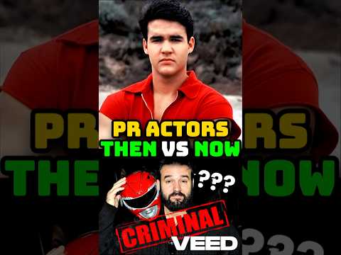 Power Ranger Actors Then vs Now #powerrangers #redranger #powerrangersspd #shorts #tommyoliver #mmpr