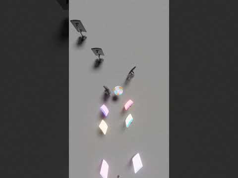 Did you recognize this song?#musicball #satifyingvideo #blender