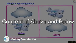 Concept of Above and Below