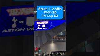 Spurs 1 - 2 Villa FACupR3 10-01-26 inc RIP Martin Chivers