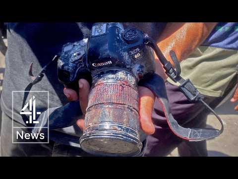 YouTube video thumbnail: Five Journalists Killed in Israeli Gaza Hospital Strike