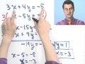 Solving Systems of Linear Equations by Elimination