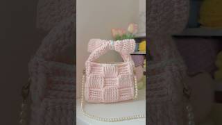 Crochet Bag | Basket Weave Crochet stitch✨ #crochet  #crochettutorial #crochetbagpattern