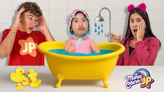 Meu bebê reborn ganhou vida! Compilado de vídeos de bebês com Maria Clara e JP