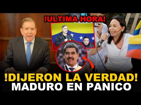 EDMUNDO Y MARIA CORINA HABLARON Y ROMPE EL SILENCIO SOBRE PORQUE NO LLEGO EL 10 DE ENERO A VENEZUELA