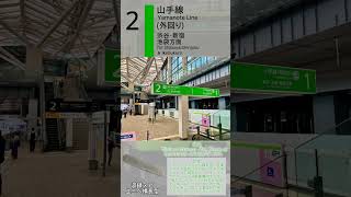 高輪ゲートウェイ駅2番線発車メロディー Glorious Gateway-The Theme of TAKANAWA GATEWAY CITY- #発車メロディー #高輪ゲートウェイ駅 #山手線