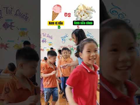 Kem dâu hay kem sữa chua ngon? #hathithin #shortvideo #hocsinh #kem