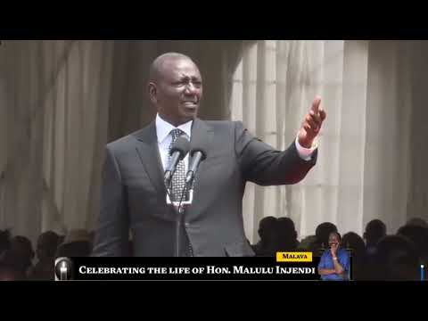 Ruto reveals the tough question the late Malava MP Mlaulu Injendi asked him!!
