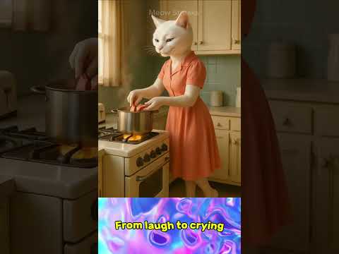 Her happiness turned into tears😭😿 #realstory #animation #emostional #cat