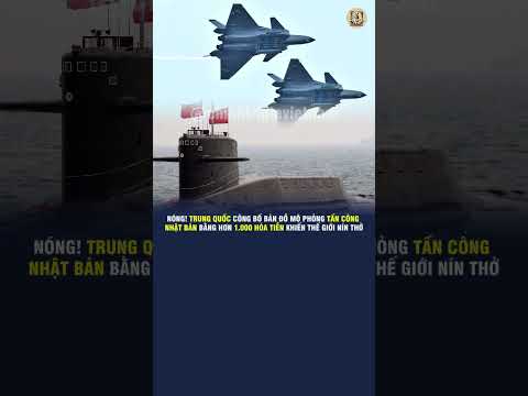 NÓNG! TRUNG QUỐC CÔNG BỐ BẢN ĐỒ MÔ PHỎNG TẤN CÔNG NHẬT BẢN BẰNG HƠN 1.000 HỎA TIỄN