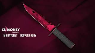 M9 Bayonet Doppler Ruby Gameplay video