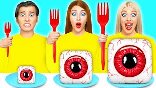 बिग, मध्यम और छोटी प्लेट चुनौती | मज़ेदार भोजन चुनौतियाँ Multi DO Food Challenge