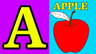 Alphabet, ABC song, ABCD, A to Z, Kids rhymes, ABCs Song for toddler, A For Apple, B For Ball