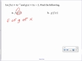 Function Operations and Composition