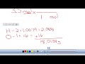 Molar Mass and Moles Concepts