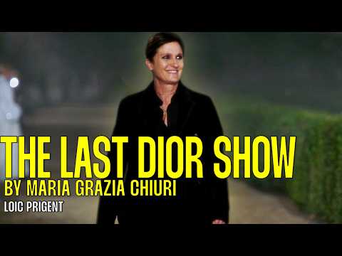 LE MEILLEUR DÉFILÉ DIOR? LES ADIEUX DE MARIA GRAZIA CHIURI! Avec Nine d’Urso! Par Loïc Prigent
