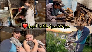 الحياة هنا صعبة لكنها مليئة بالمغامرات والحرية،مغربي في ريف سيبيريا🇷🇺🇲🇦