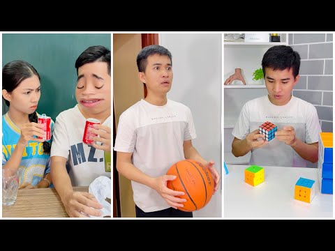 Coke Noob vs Basketball Pro vs Rubik Hacker 🍉⚽️😍 LNS vs SH #shorts by Linh Nhi